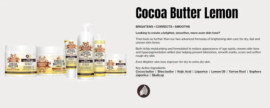 American Dream Cocoa Butter Lemon Body Oil (200ml). — photo 4