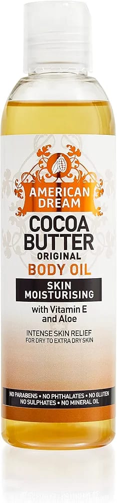American Dream Cocoa Butter Original Body Oil (200ml).