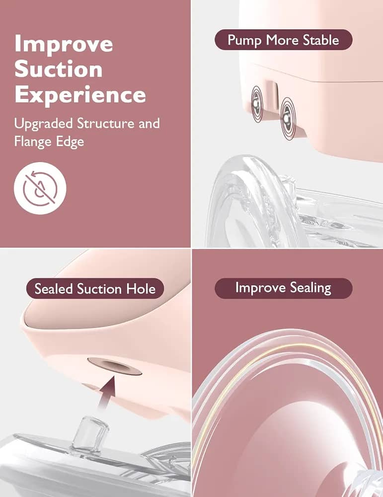Momcozy S9 Pro Wearable Breast Pump (Single, Pink, 180ml). — photo 4