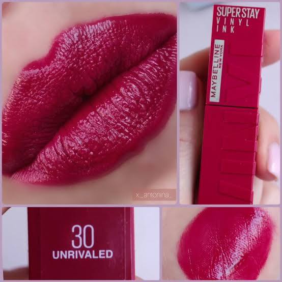 Maybelline New York Super Stay Vinyl Ink Longwear Liquid Lipstick in the shade 30 Unrivaled (0.14 Fl Oz / 4.2 ml). — photo 3