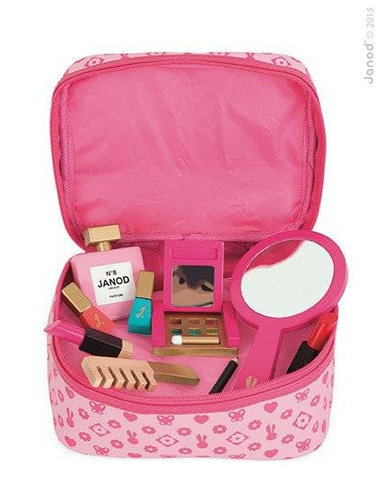 Janod Little Miss Vanity Case (Pretend Makeup Toy Set), — photo 7