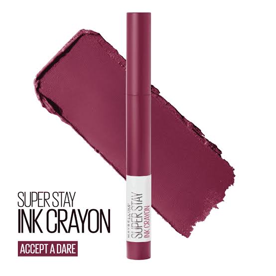 Maybelline New York Super Stay Ink Crayon Lipstick in the shade #60 Accept A Dare.