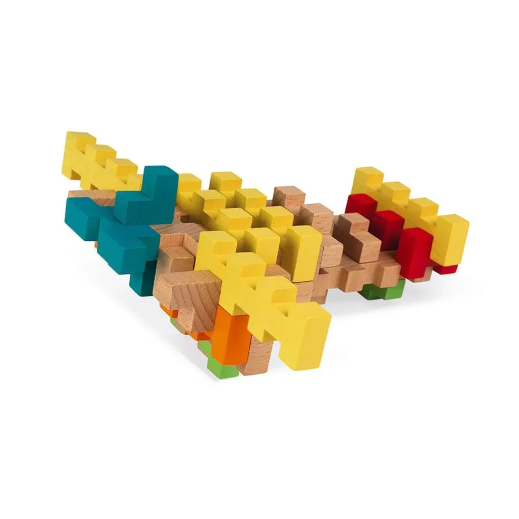 Janod 100-Piece Wooden Construction Set (J08301). — photo 4