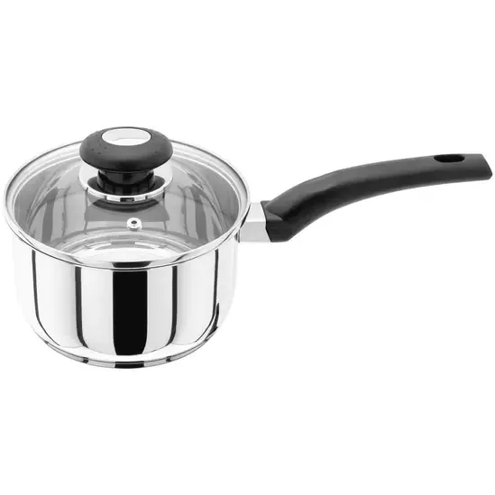 Judge Essentials 16cm Stainless Steel Saucepan with Lid (1L) HP05 โ photo 2