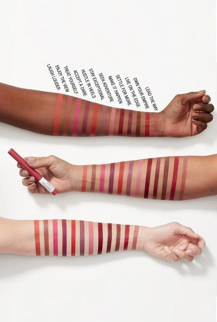 Maybelline New York Super Stay Ink Crayon Lipstick in the shade #110 Rise To The Top. — photo 7