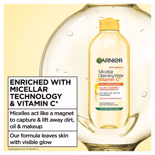 Garnier Micellar Vitamin C Cleansing Water 700ml — photo 6