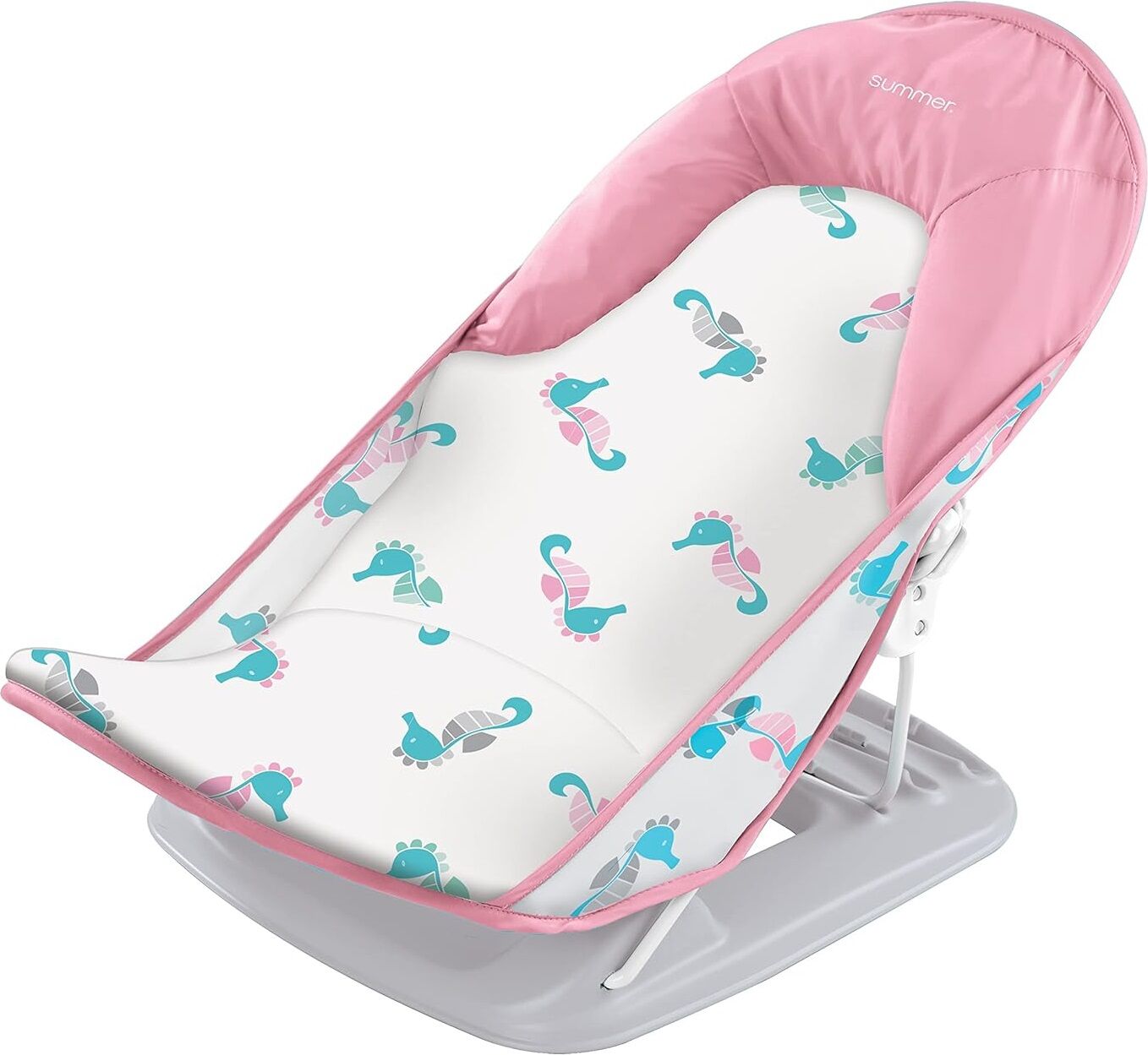 SUMMER INFANT DELUX BATHER BLUE PINK — photo 5