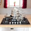 Stellar 7000 5 Piece Draining Saucepan Set - Image 5
