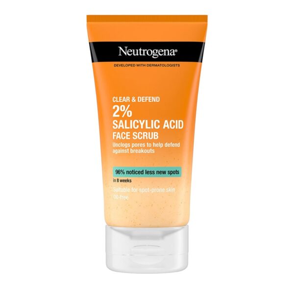 NEUTROGENA® Clear & Defend 2% Salicylic Acid Face Scrub