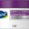 Cetaphil Pro Dermacontrol Purifying Clay Mask with Bentonite Clay for Oily, Sensitive Skin, 3 oz Jar