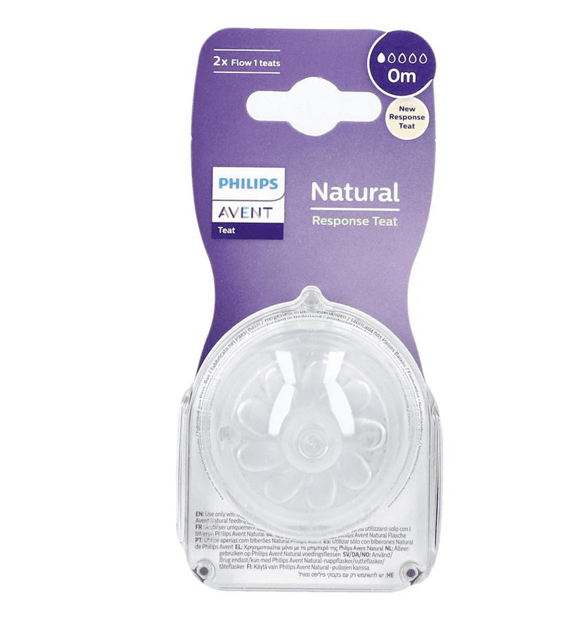 Philips Avent Natural Zuigspeen 0m 2 stuks